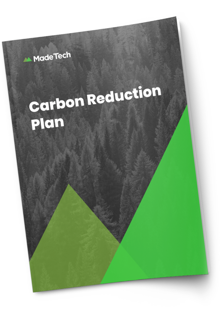 Made Tech Carbon reduction plan document cover